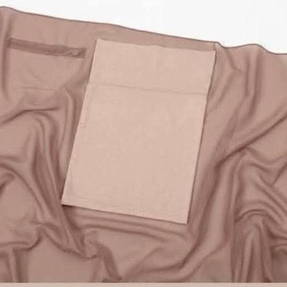 Chiffon hijab with magnetic closure