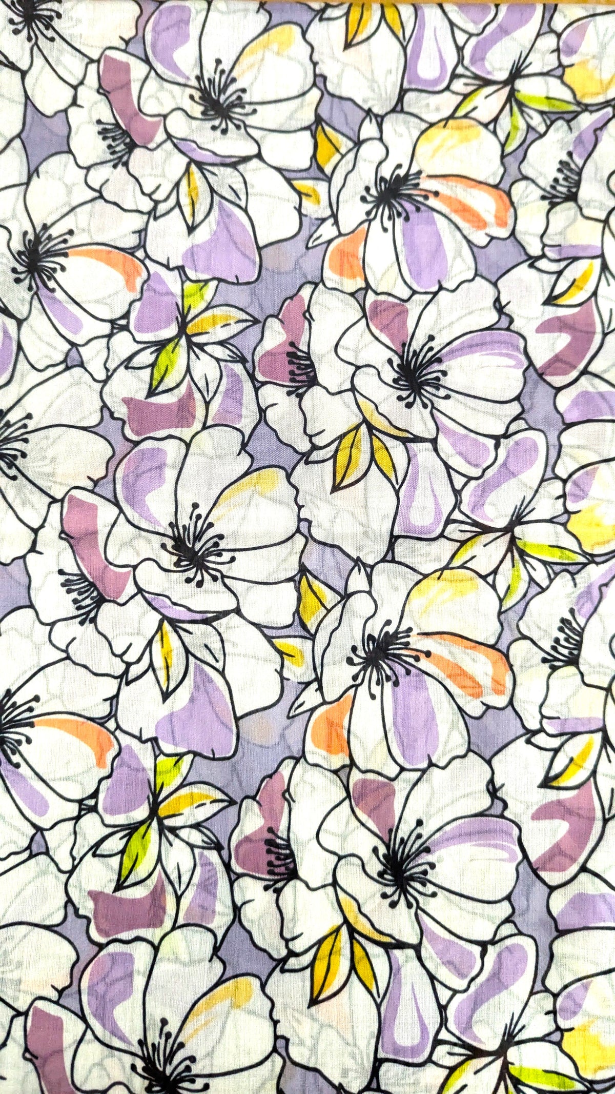 Floral Cotton Shawl