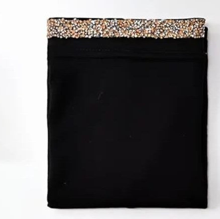 Hijab Cap with Rhinestones_Noir_1