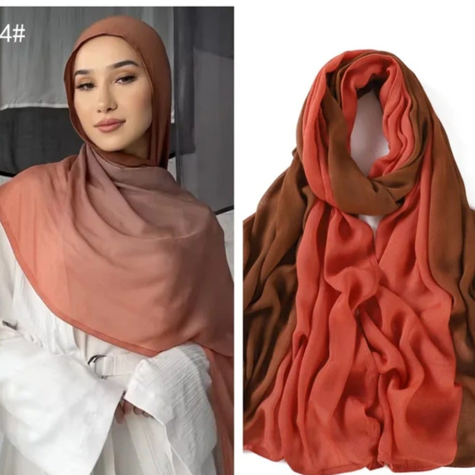 Long Modal Scarf – Hand-Painted Edition