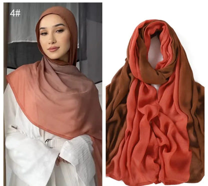 Long Modal Scarf – Hand-Painted Edition