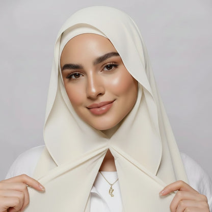 Chiffon Hijab with Magnetic Closure