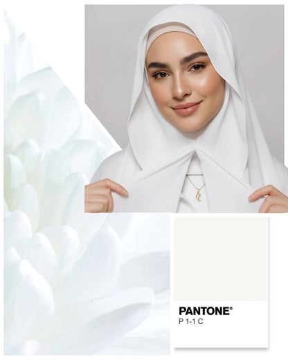 Chiffon Hijab with Magnetic Closure