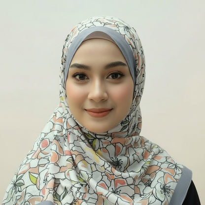 Floral Cotton Shawl