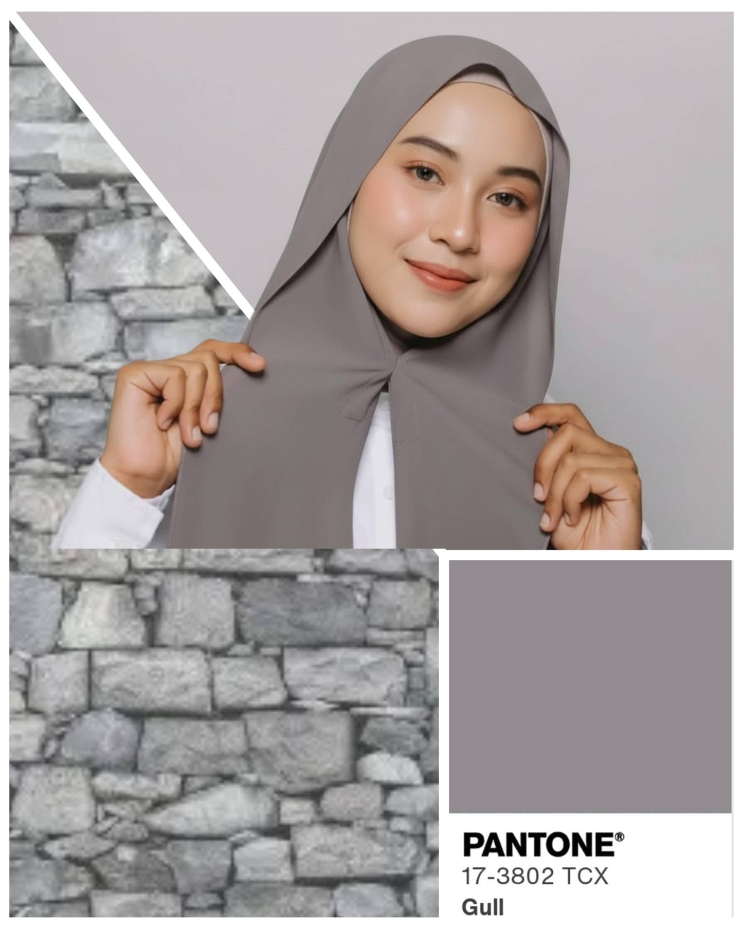 Chiffon Hijab with Magnetic Closure