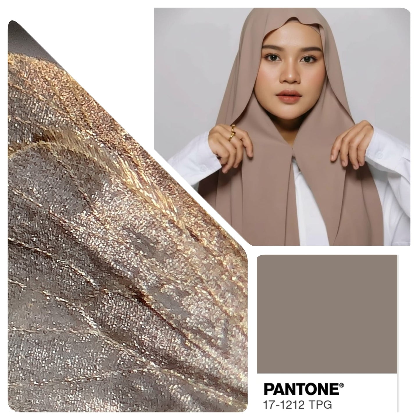 Chiffon Hijab with Magnetic Closure