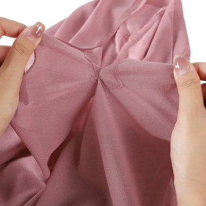 Chiffon hijab with magnetic closure