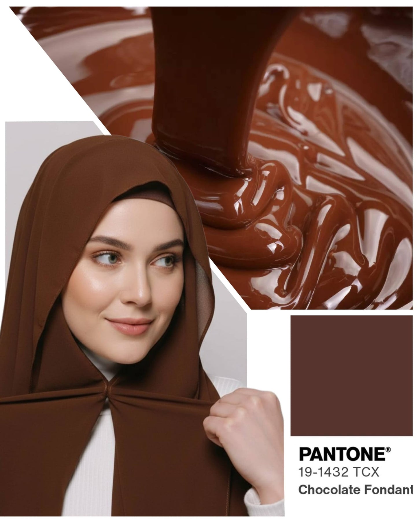 Chiffon Hijab with Magnetic Closure