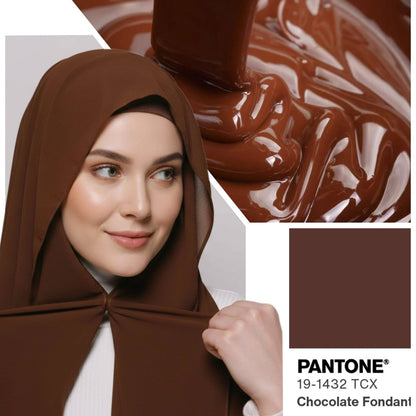 Chiffon Hijab with Magnetic Closure
